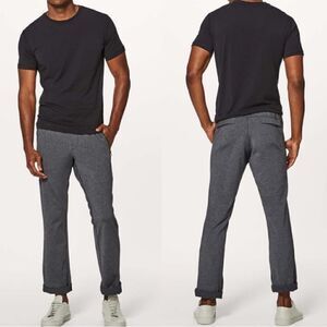 Lululemon Discipline Sweatpants Heathered Black Gray 29" Inseam
